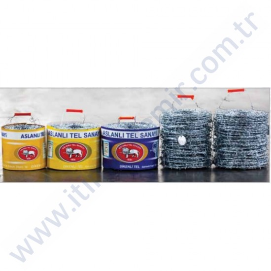 ASLANLI DİKENLİ TEL 250 MT 1,5 X 1,7MM