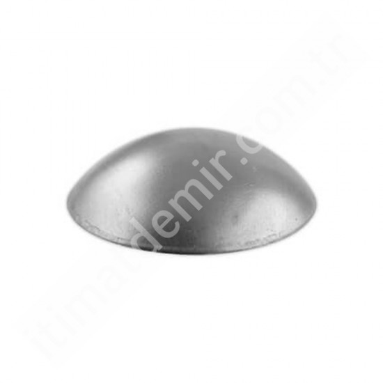 Metal Saç Yarım Kubbeli & Boru Kapağı 19 mm Metal Saç Yarım Kubbeli & Boru Kapağı 19 mm