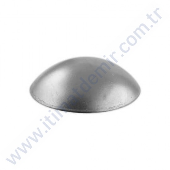 Metal Saç Yarım Kubbeli & Boru Kapağı 51 mm