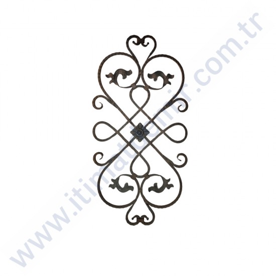 MÇM 182 Ferforje Döküm Korkuluk Panel 50x100 cm