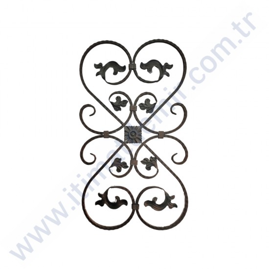 MÇM 188 Ferforje Döküm Korkuluk Panel 46x80 cm