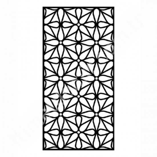 Lazer Kesim Saç Modelleri 100X200 CM 2MM A3514500