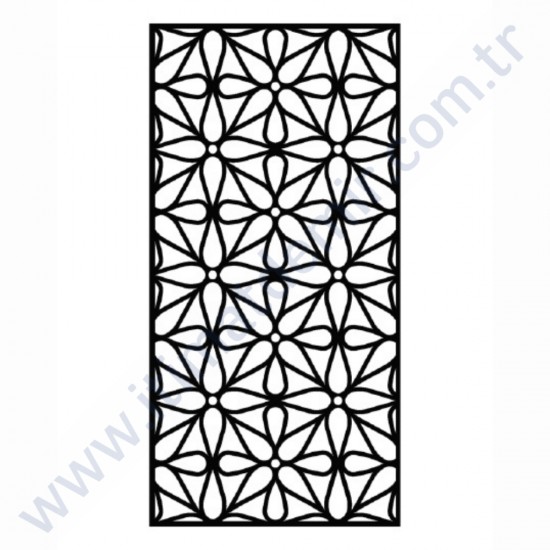 Lazer Kesim Saç Modelleri 100X200 CM 4MM A3514500