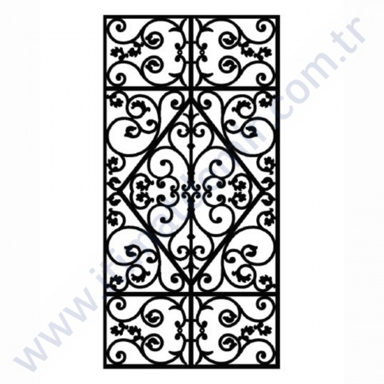 Lazer Kesim Saç Modelleri 100X200 CM 4MM A3526000