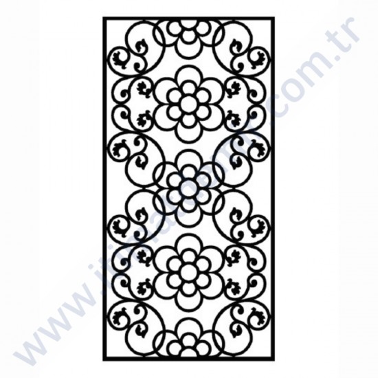 Lazer Kesim Saç Modelleri 100X200 CM 4MM A3526800