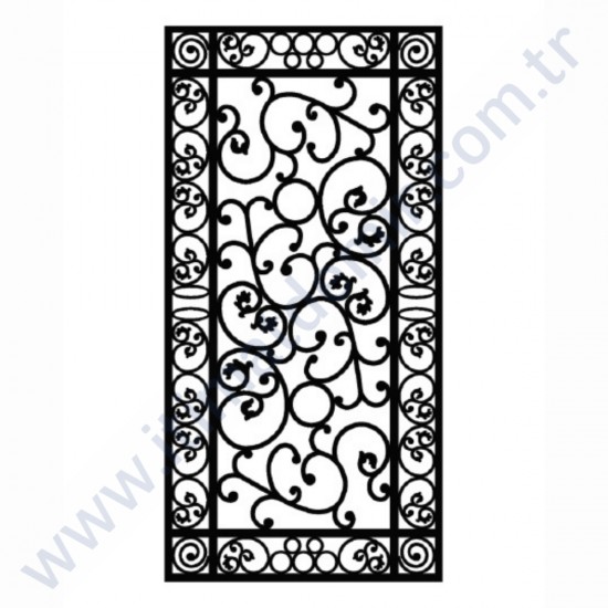 Lazer Kesim Saç Modelleri 100X200 CM 4MM A3527400