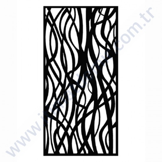 Lazer Kesim Saç Modelleri 100X200 CM 4MM A3600100