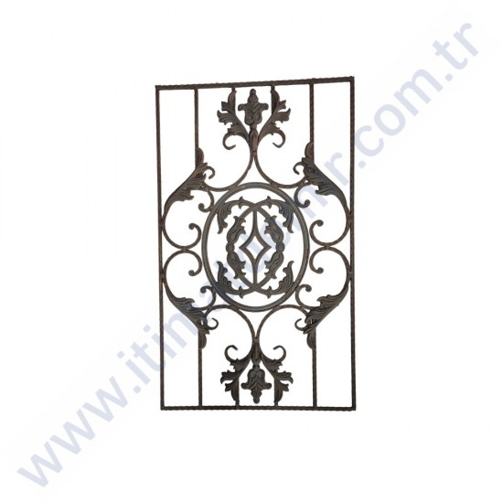 MÇM 1074 Ferforje Döküm Korkuluk Panel 60x100 cm
