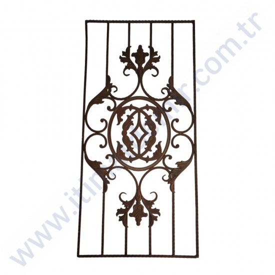 MÇM 1075 Ferforje Döküm Korkuluk Panel 60x125 cm