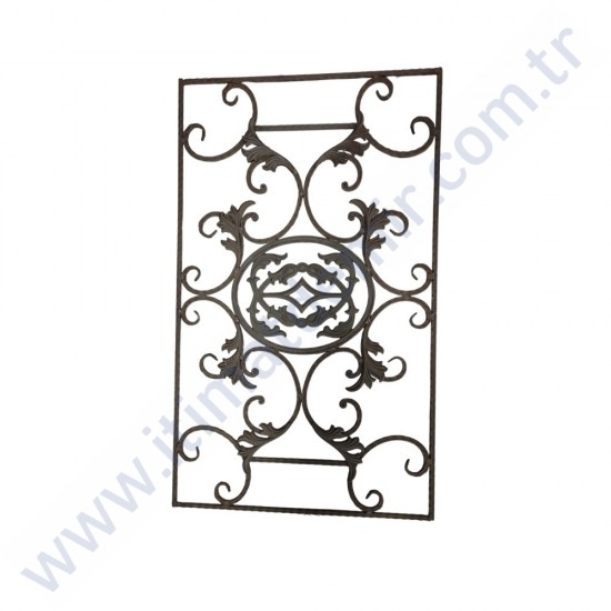 MÇM 1096 Ferforje Döküm Korkuluk Panel 60x100 cm