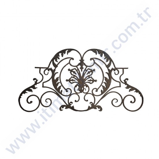 MÇM 1288 Ferforje Döküm Korkuluk Panel 125x65 cm