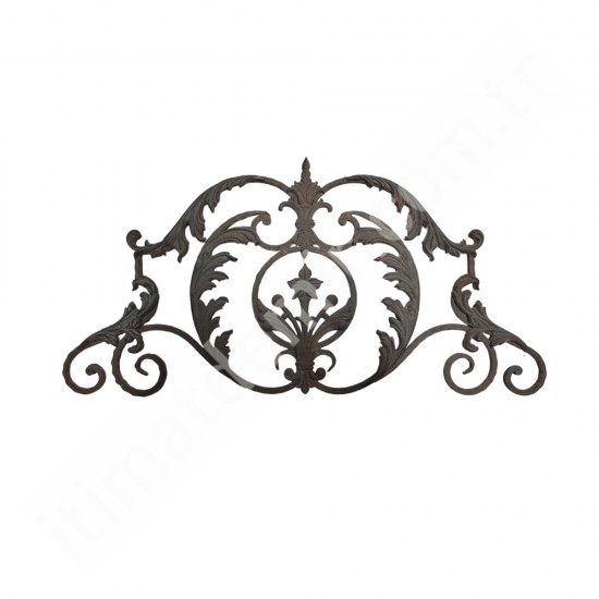 MÇM 1290 Ferforje Döküm Korkuluk Panel 88x41 cm MÇM 1290 Ferforje Döküm Korkuluk Panel 88x41 cm