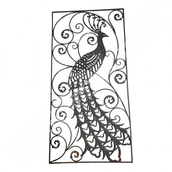 MÇM 1340 Ferforje Döküm Korkuluk Panel Tavus Kuşu Sol 80x160 cm MÇM 1340 Ferforje Döküm Korkuluk Panel Tavus Kuşu Sol 80x160 cm