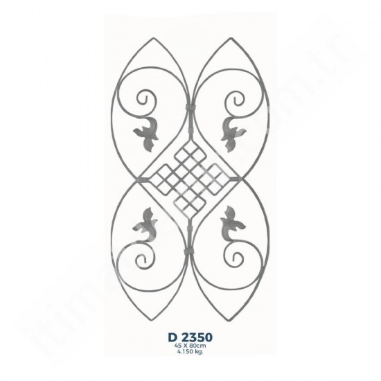 D2350 Ferforje Dekoratif Çubuk Motif 80cm D2350 Ferforje Dekoratif Çubuk Motif 80cm