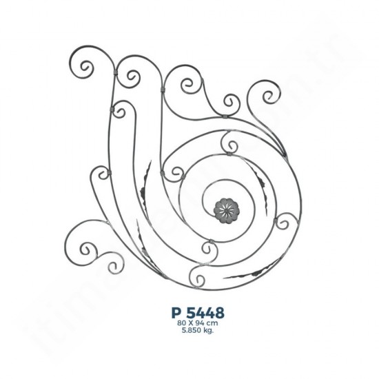 P5448 Ferforje Dekoratif Panel Motif 94x80cm P5448 Ferforje Dekoratif Panel Motif 94x80cm