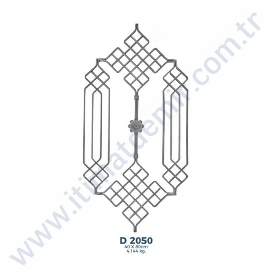 D2050 Ferforje Dekoratif Çubuk Motif 80cm