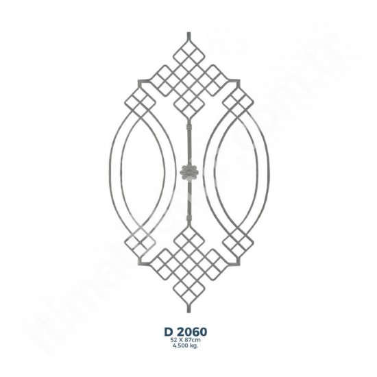D2060 Ferforje Dekoratif Çubuk Motif 87cm D2060 Ferforje Dekoratif Çubuk Motif 87cm