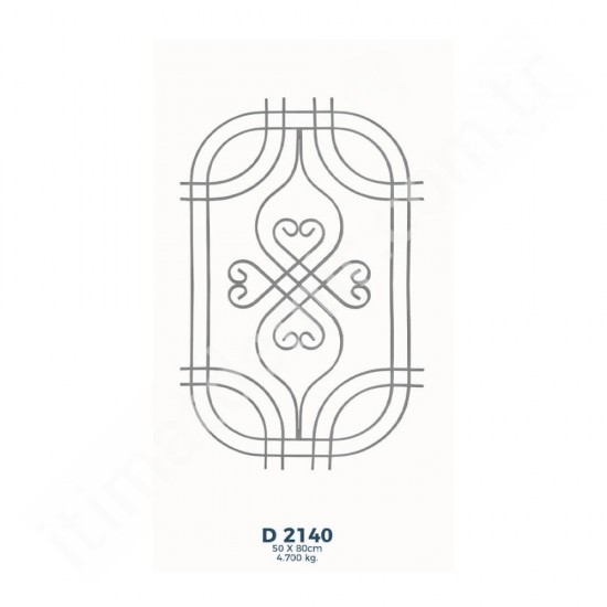 D2140 Ferforje Dekoratif Çubuk Motif 80cm D2140 Ferforje Dekoratif Çubuk Motif 80cm