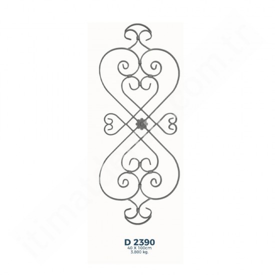 D2390 Ferforje Dekoratif Çubuk Motif 100cm D2390 Ferforje Dekoratif Çubuk Motif 100cm
