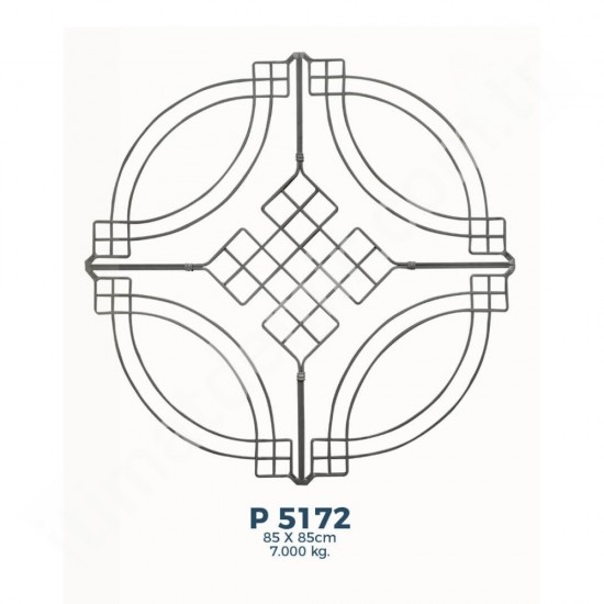 P5172 Ferforje Dekoratif Panel Motif 85x85cm P5172 Ferforje Dekoratif Panel Motif 85x85cm