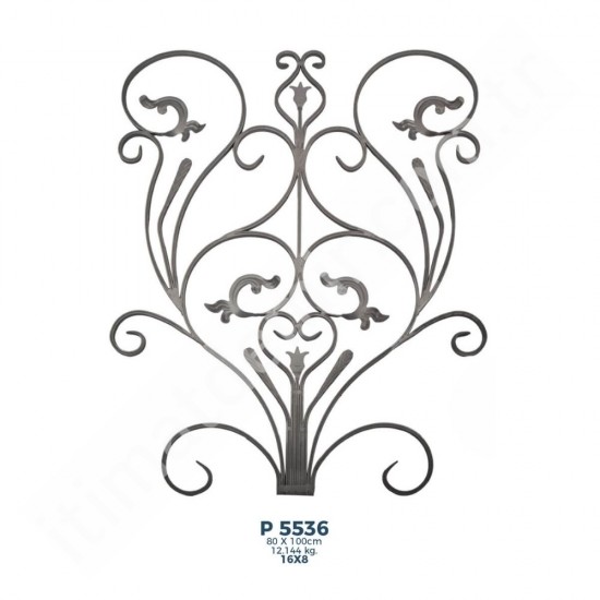 P5536 Ferforje Dekoratif Panel Motif 100x80cm P5536 Ferforje Dekoratif Panel Motif 100x80cm