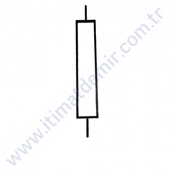 YD0001 Ferforje Dekoratif Dikdörtgen Motif 80cm