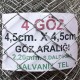 Bahçe Örgü Teli 4.5cm X 4.5cm (2.20mm.) H:100cm. 20m Bahçe Örgü Teli 4.5cm X 4.5cm (2.20mm.) H:100cm. 20m