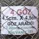 Bahçe Örgü Teli 4.5cm X 4.5cm (2.20mm.) H:120cm. 20m