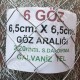 Bahçe Örgü Teli 6.5cm X 6.5cm (2.20mm.) H:150cm. 20m