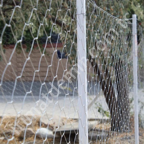 Galvanizli Bahçe Petek Örgü Teli (8 cm Göz Genişliği, 1.40 mm Tel Kalınlığı) H:100cm. 20m Galvanizli Bahçe Petek Örgü Teli (8 cm Göz Genişliği, 1.40 mm Tel Kalınlığı) H:100cm. 20m