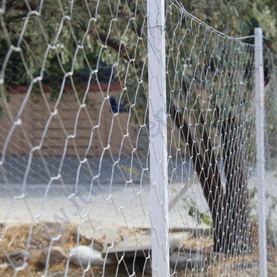 Galvanizli Bahçe Petek Örgü Teli (8 cm Göz Genişliği, 1.65 mm Tel Kalınlığı) H:120cm. 20m