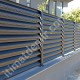 Panjur Güneş Kırıcı Dekoratif Bahçe Panel Çiti Galvanizli Fırın Boyalı 91X126 cm.