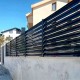 Panjur Güneş Kırıcı Dekoratif Bahçe Panel Çiti Galvanizli Fırın Boyalı 200X126 cm.
