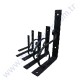 20x30 CM FERFORJE RAF AYAĞI MOTİFSİZ KONSOL 40X5 İZLİ LAMADAN