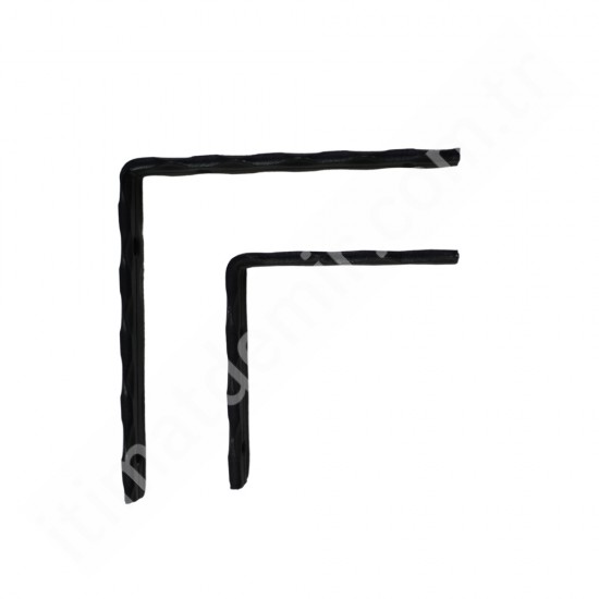 15x15 CM FERFORJE RAF AYAĞI MOTİFSİZ KONSOL 30X5 İZLİ LAMADAN