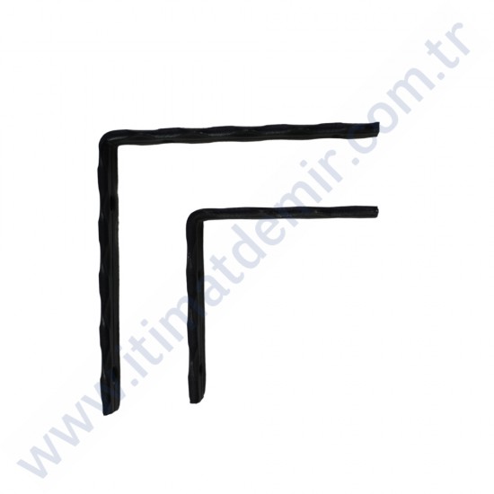 15x15 CM FERFORJE RAF AYAĞI MOTİFSİZ KONSOL 20X5 İZLİ LAMADAN