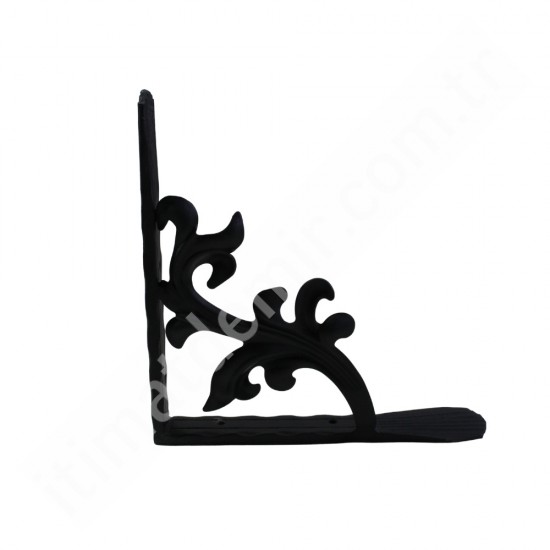 25x25 CM FERFORJE RAF AYAĞI KONSOL 30X10 İZLİ DİLLİ LAMADAN