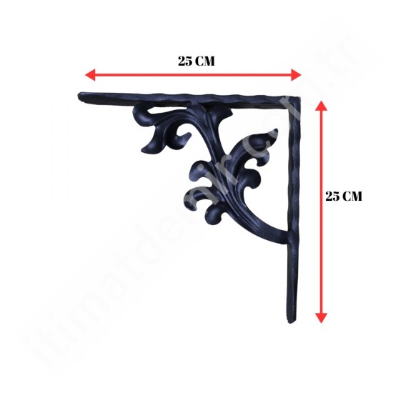 25x25 CM FERFORJE RAF AYAĞI KONSOL 30X10 İZLİ DİLLİ LAMADAN 25x25 CM FERFORJE RAF AYAĞI KONSOL 30X10 İZLİ DİLLİ LAMADAN