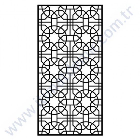 Lazer Kesim Saç Modelleri 100X200 CM 3MM A3618200