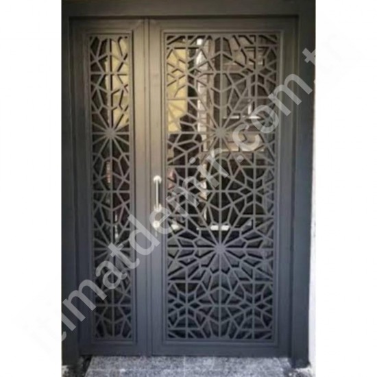 Lazer Kesim Apartman Kapısı KM1094 200x150 cm Lazer Kesim Apartman Kapısı KM1094 200x150 cm