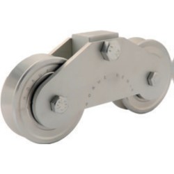 120 Lik Trolley - Ağır Yük Taşıyıcısı 2 Rulman V Kanal