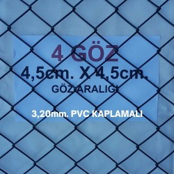 Bahçe Örgü Teli Pvc Kaplı 4.5cm X 4.5cm (3.20mm.) H:100cm. 20m