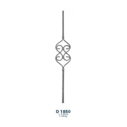 D1850 Ferforje Dekoratif Çubuk Motif 80cm