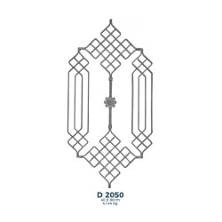 D2050 Ferforje Dekoratif Çubuk Motif 80cm