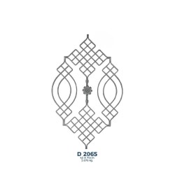D2065 Ferforje Dekoratif Çubuk Motif 70cm