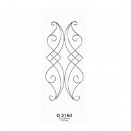 D2150 Ferforje Dekoratif Çubuk Motif 80cm