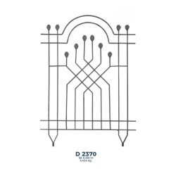 D2370 Ferforje Dekoratif Çubuk Motif 80cm