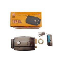 KALE 157 EL Siyah Standart Silindirli Elektrikli Tirajlı Kilit