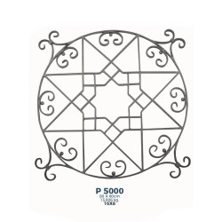 P5000 Ferforje Dekoratif Panel Motif 80x80cm