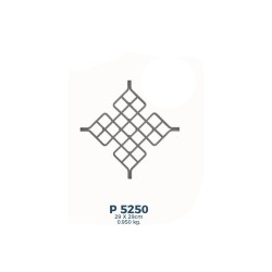 P5250 Ferforje Dekoratif Ara Parça Motif 29x29cm